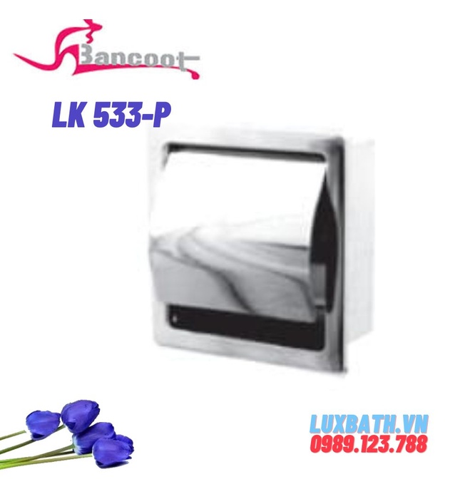 Lô giấy vệ sinh inox 304 Bancoot LK 533-P