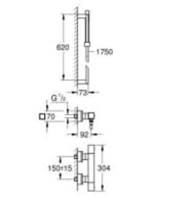 Vòi Hoa Sen Nóng Lạnh Đức Grohe 34492000