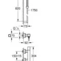 Vòi Hoa Sen Nóng Lạnh Đức Grohe 34492000