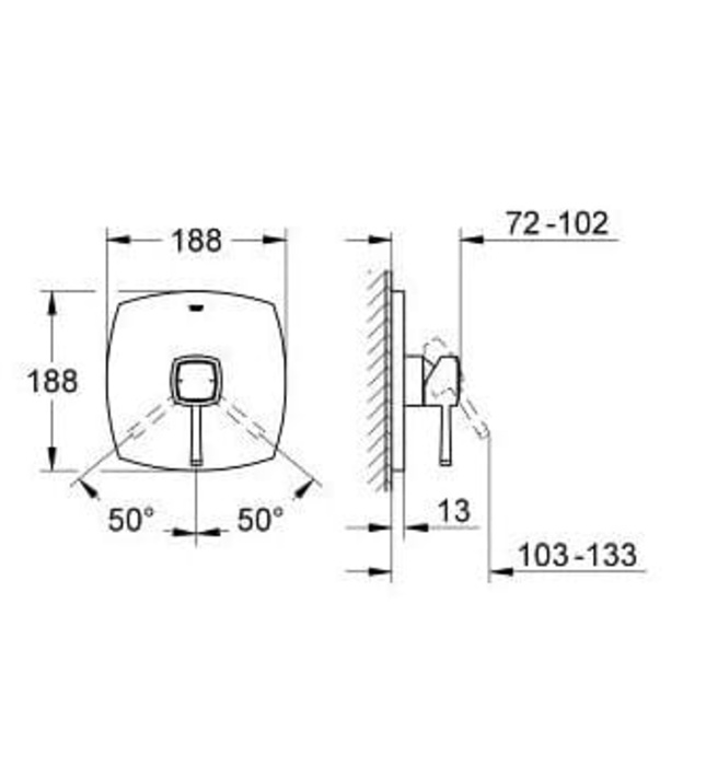 Mặt Nạ Sen Âm Đức Grohe 19932000