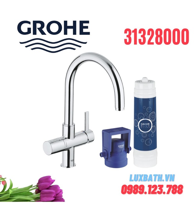 Vòi Chậu Tay Gạt Đức Grohe 31328000