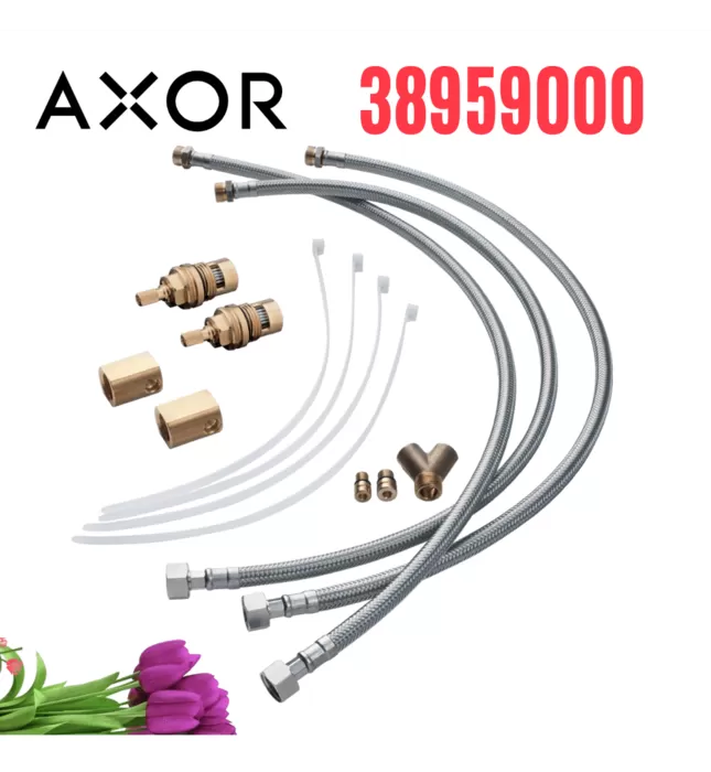 Dây Cấp Nước Vòi Lavabo 3 Chân Đức Axor 38959000