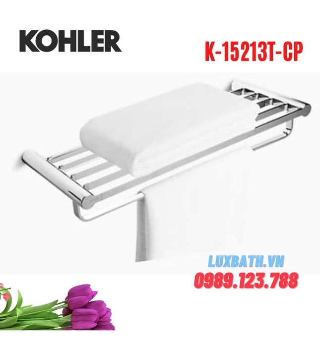 Giá vắt khăn giàn Kohler K-15213T-CP