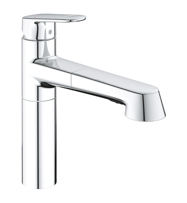 Vòi Chậu Rửa Bát Tay Gạt Dây Rút Đức Grohe 33933002