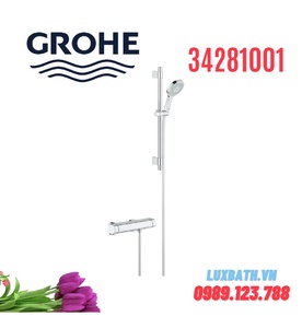 Bộ Trộn Nổi ( kèm thanh trượt + tay ,dây sen ) Đức Grohe 34281001