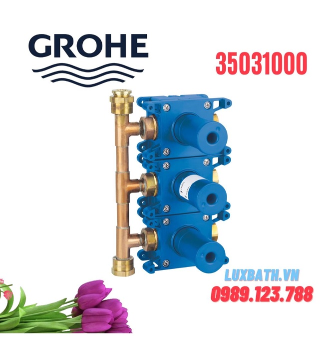 Bộn Trộn Âm 3 Đầu Nước Grohe 35031000