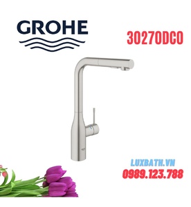 Vòi Chậu Rửa Bát Cần Gạt Dây Rút Đức Grohe 30270DC0