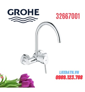 Vòi Chậu Rửa Bát Gắn Tường Đức Grohe 32667001