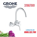 Vòi Chậu Rửa Bát Gắn Tường Đức Grohe 32667001