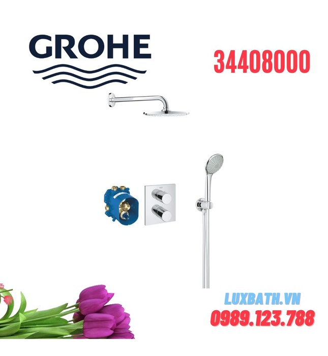 Bộ Sen Tắm Âm Nhập Khẩu Đức Grohe 34408000