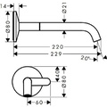 Vòi Lavabo Rửa Mặt Nóng Lạnh Đức Axor One 48112950