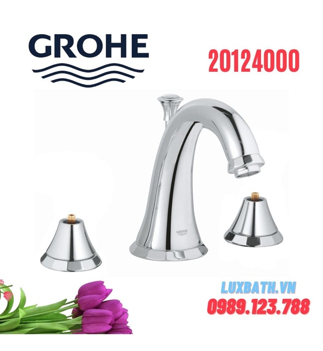 Vòi Chậu Lavabo Nóng Lạnh 3 Lỗ Đức Grohe 20124000