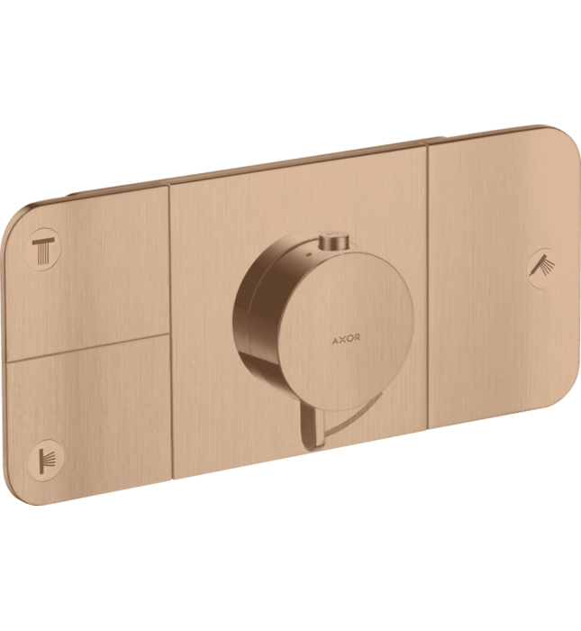 Mặt Nạ Điều Khiển Sen Âm Tường 3 Chế Độ Axor One 45713310