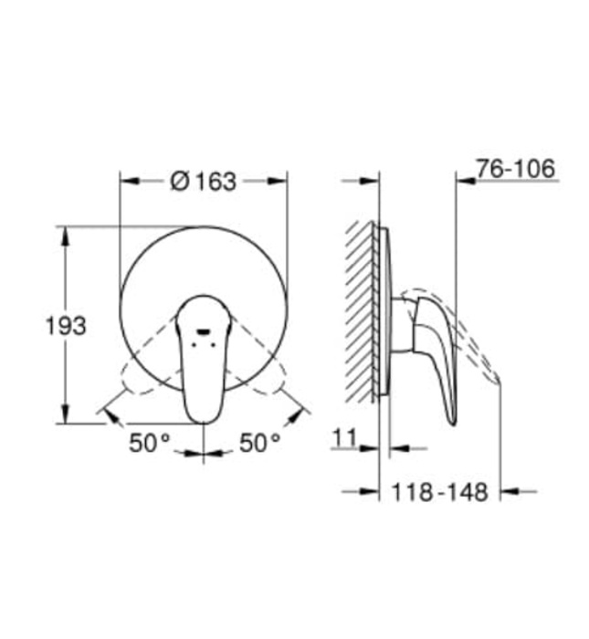Mặt Nạ Sen Âm Tường Đức Grohe 29098003