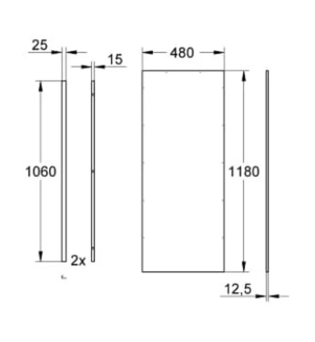 Tấm Ốp Cho Két Nước Đức Grohe 38630001