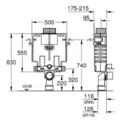 Két Nước Âm Tường Nhập Khẩu Đức Grohe 38415001
