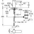 Vòi Chậu Lavabo Nóng Lạnh Đức Grohe 36318000