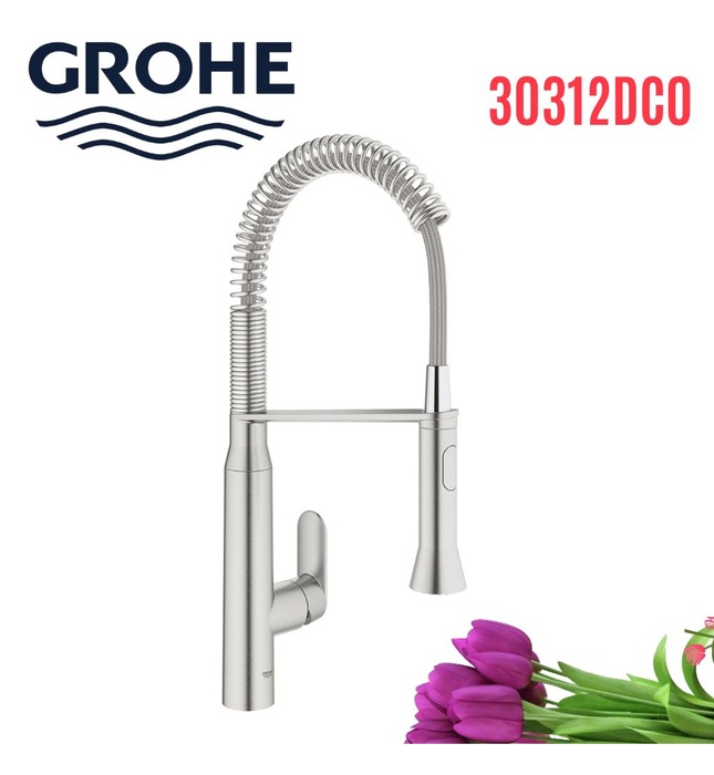 Vòi Chậu Rửa Bát Cần Mềm Đức Grohe 30312DC0