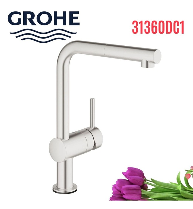 Vòi Chậu Rửa Bát Gạt Đức Grohe 31360DC1