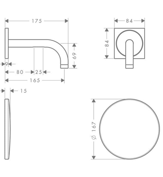 Vòi Lavabo Cảm Ứng Nóng Lạnh Đức Axor 38119820