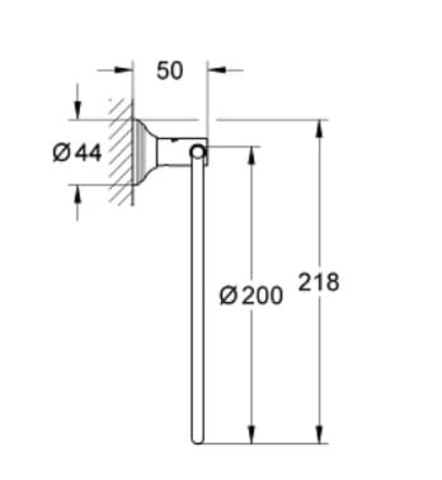 Vòng Treo Khăn Nhập Khẩu Đức Grohe 40655EN1