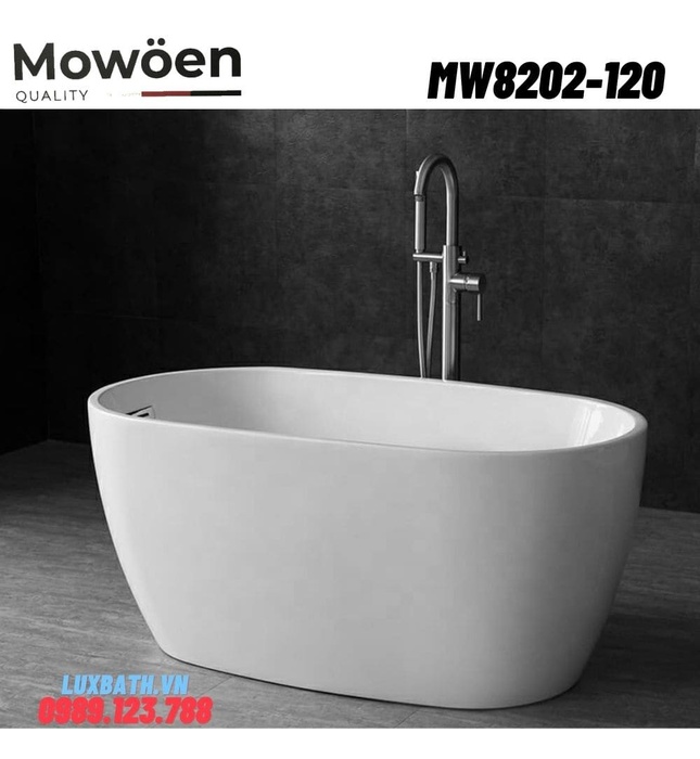 Bồn Tắm Đặt Sàn Mini 1,2m Mowoen MW8202-120 Giá Rẻ Nhất
