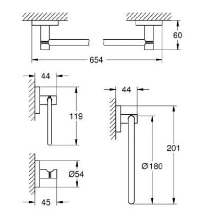 Phụ Kiện Phòng Tắm Nhập Khẩu Đức Grohe 40823001