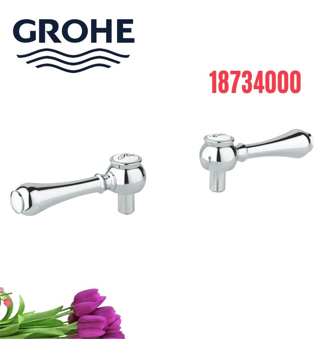Tay Điều Chỉnh Nóng Lạnh Vòi 3 Lỗ Đức Grohe 18734000