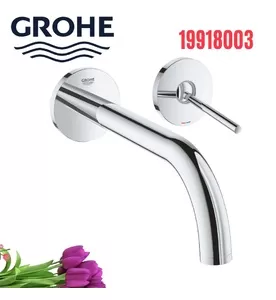 Vòi Chậu Lavabo Nóng Lạnh Gắn Tường Đức Grohe 19918003
