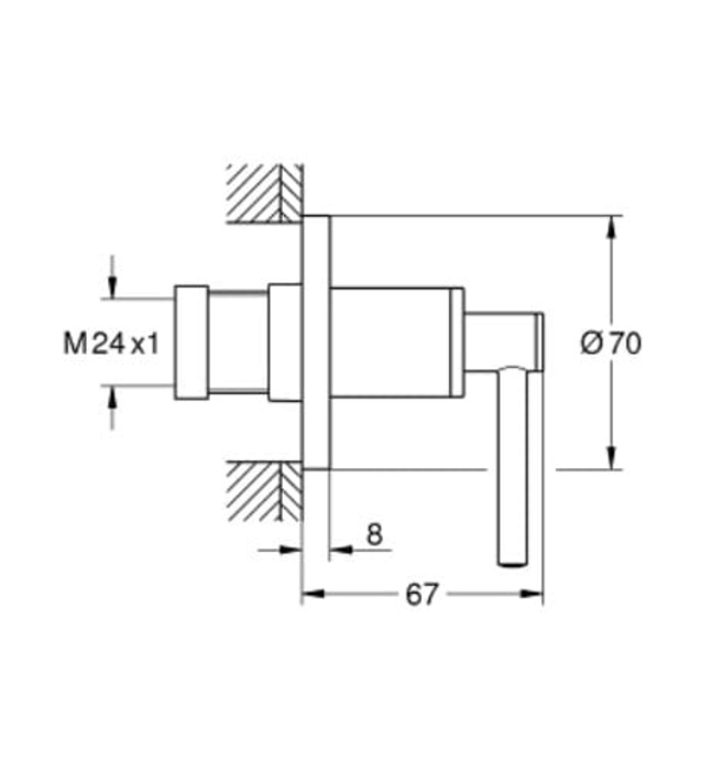 Mặt Nạ Sen Âm Tường Đức Grohe 19088003