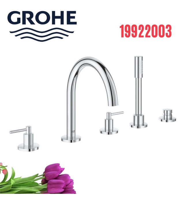 Vòi Xả Bồn Tắm 5 Lỗ Đức Grohe 19922003