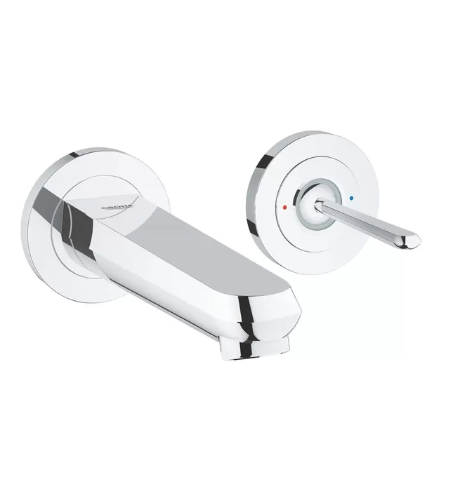 Vòi Chậu Lavabo Nóng Lạnh 2 Lỗ Gắn Tường Đức Grohe 19968000