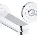 Vòi Chậu Lavabo Nóng Lạnh 2 Lỗ Gắn Tường Đức Grohe 19968000