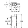 Củ Sen Tắm Nóng Lạnh Đức Grohe 34502000