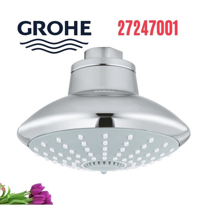 Bát sen nóng lạnh gắn trần Grohe 27247001