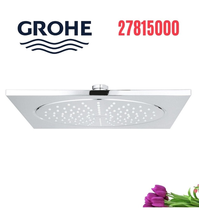 Bát sen nóng lạnh gắn trần Grohe 27815000