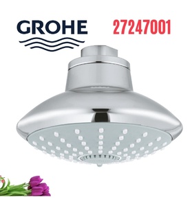 Bát sen nóng lạnh gắn trần Grohe 27247001