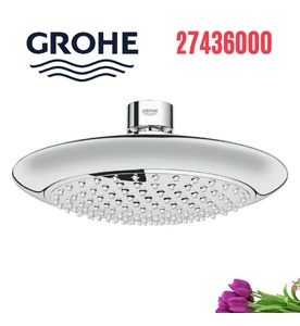 Bát sen nóng lạnh gắn trần Grohe 27436000