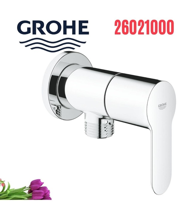 Van khóa sen tắm Grohe Bauedge 26021000 nóng lạnh 1 chân