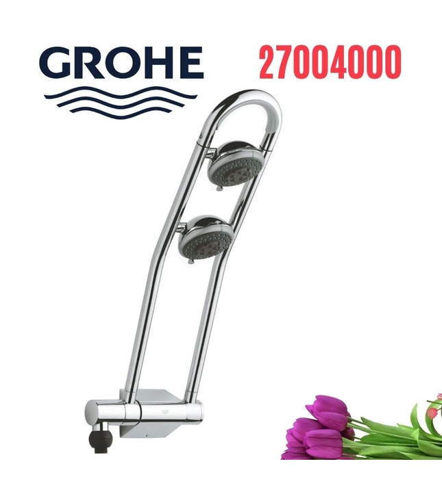 Cây sen đôi gắn tường Grohe 27004000