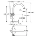 Vòi Bồn Tắm Đặt Sàn Đức Grohe 25044AL3