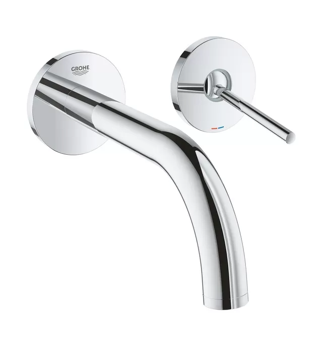 Vòi Chậu Lavabo Nóng Lạnh Gắn Tường Đức Grohe 19287003