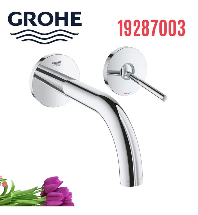 Vòi Chậu Lavabo Nóng Lạnh Gắn Tường Đức Grohe 19287003