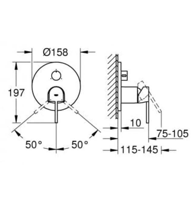 Mặt Nạ Sen Âm Tường Đức Grohe 24093003