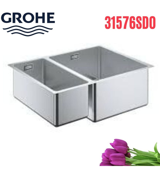 Chậu Rửa Bát 2 Hố Nhập Khẩu Đức Grohe 31576SD0