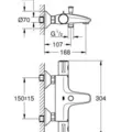 Củ Sen Tắm Nhiệt Độ Đức Grohe 34567000