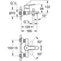 Củ Sen Tắm Nóng Lạnh Đức Grohe 32820000