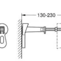 Ốc Chịu Lực Bồn Cầu Treo Tường Đức Grohe 3855800M