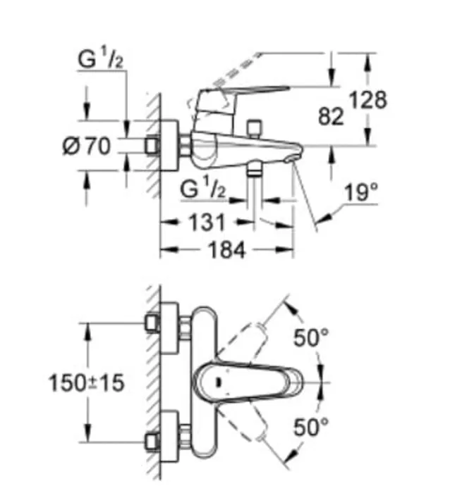 Củ Sen Tắm Nóng Lạnh Đức Grohe 33390002