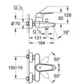 Củ Sen Tắm Nóng Lạnh Đức Grohe 33390002
